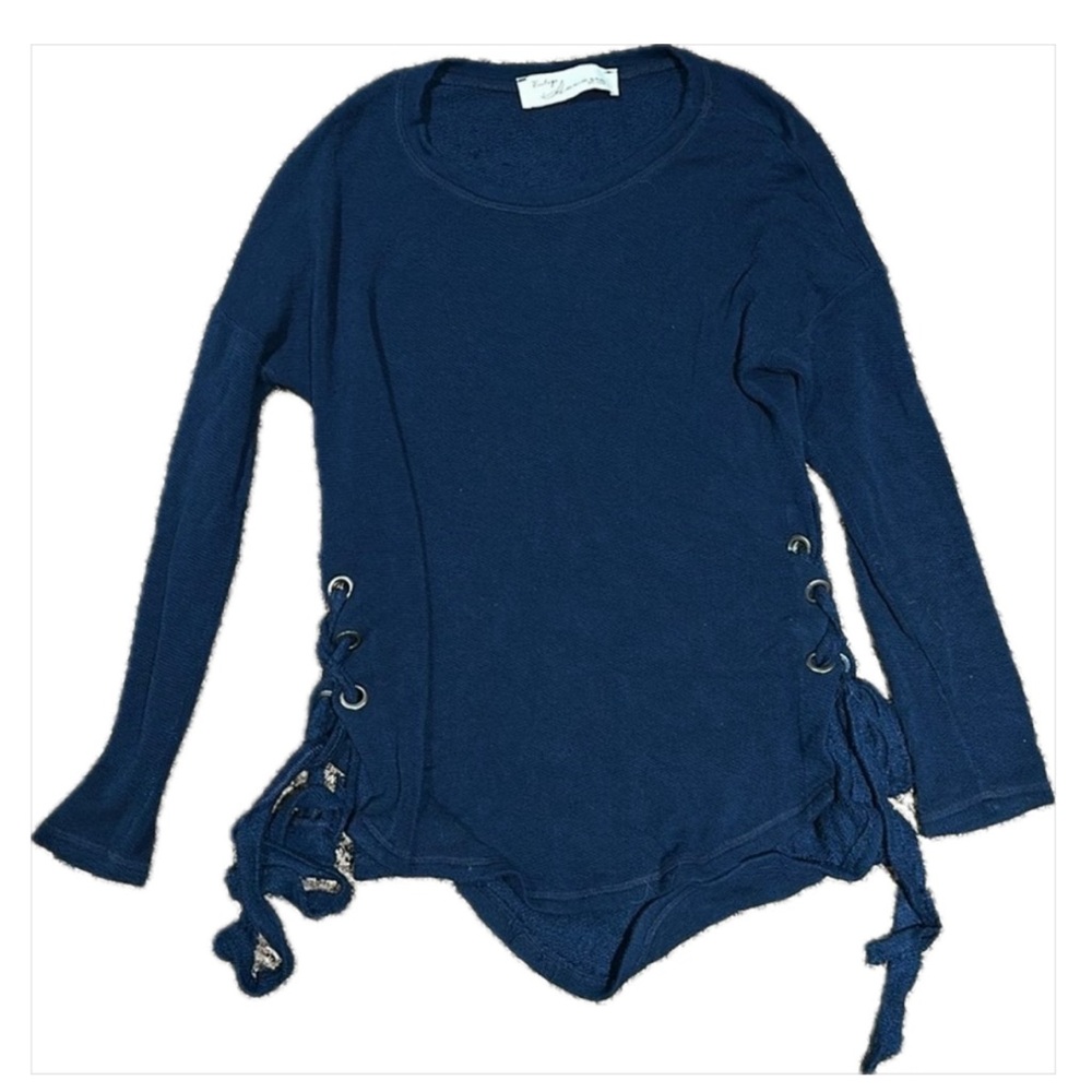 Vintage Havana Navy Blue Long Sleeve Shirt